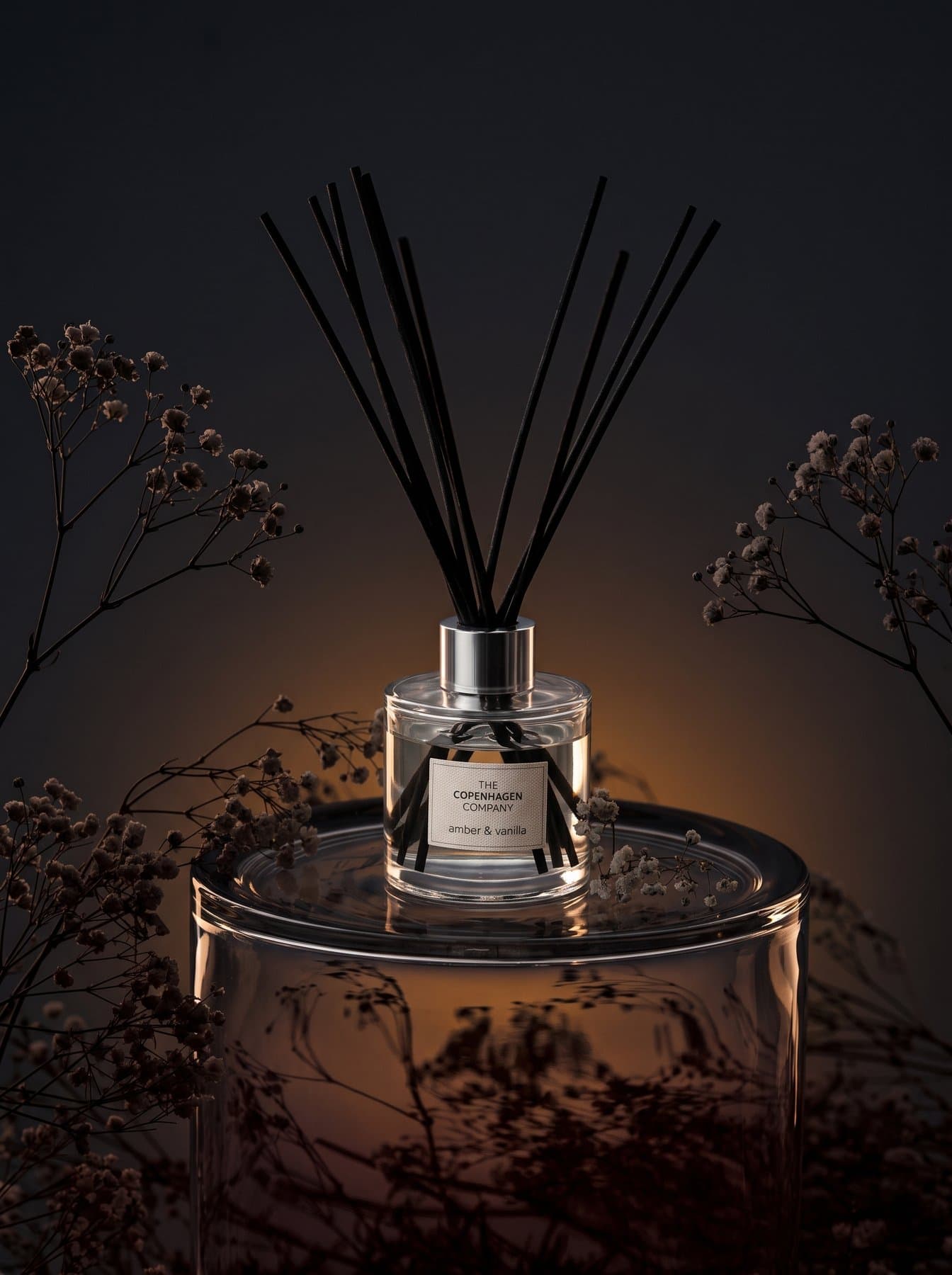 A Signature diffuser with gypsophila