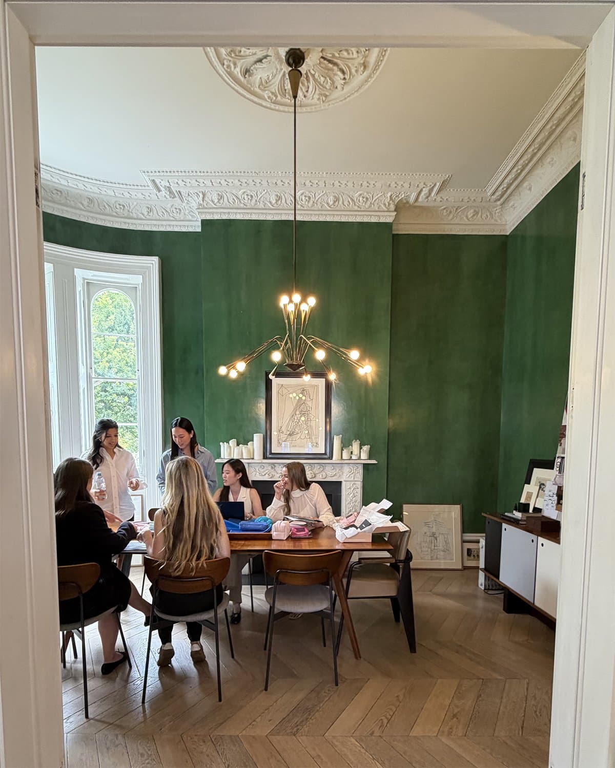 The green room, a third frame