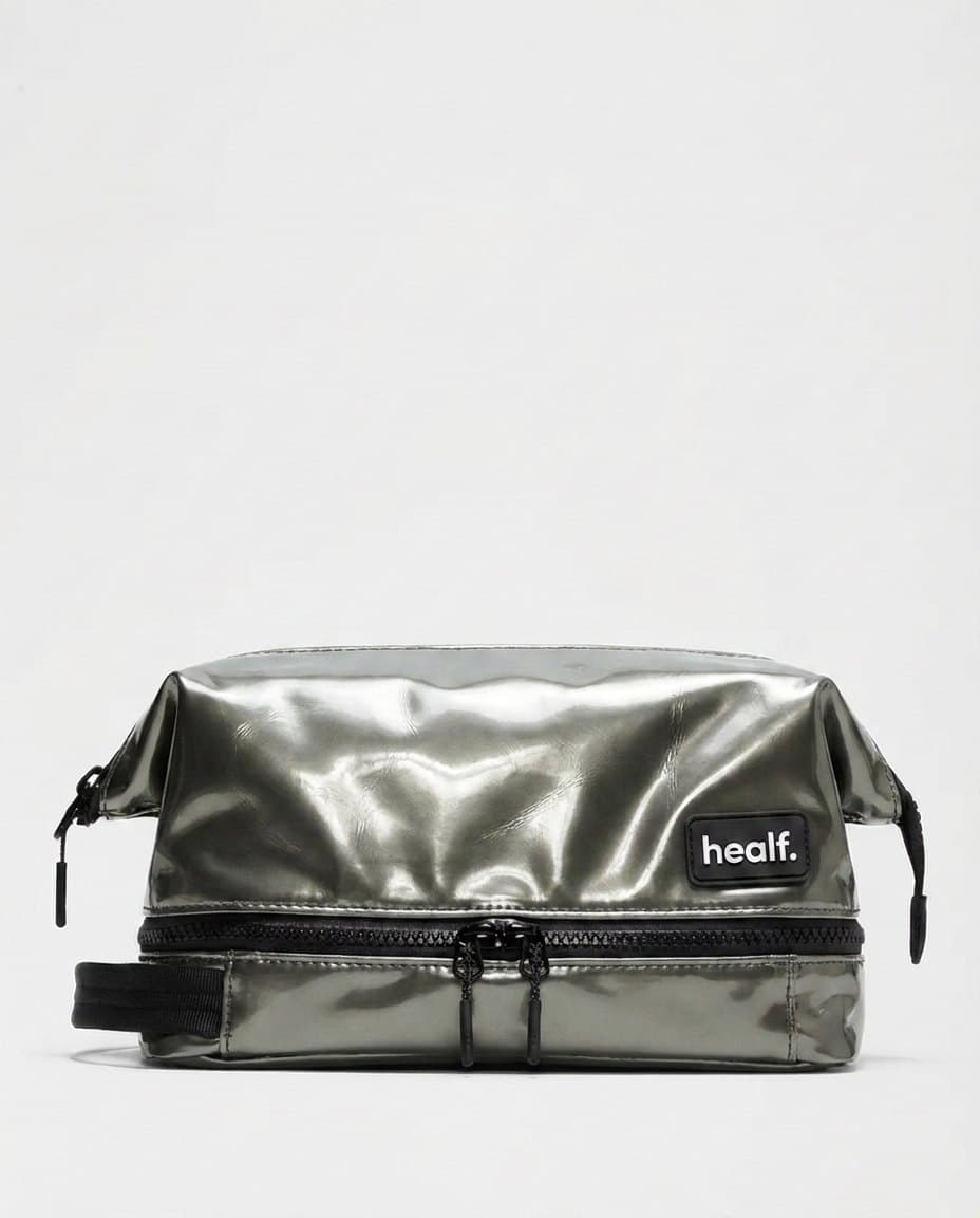 The silver wash bag, a second angle