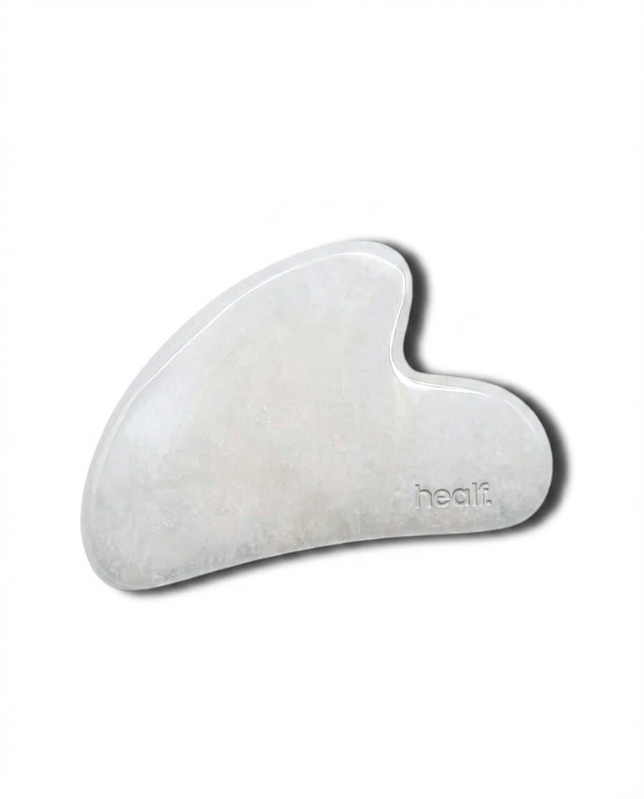 The white gua sha, the mark engraved