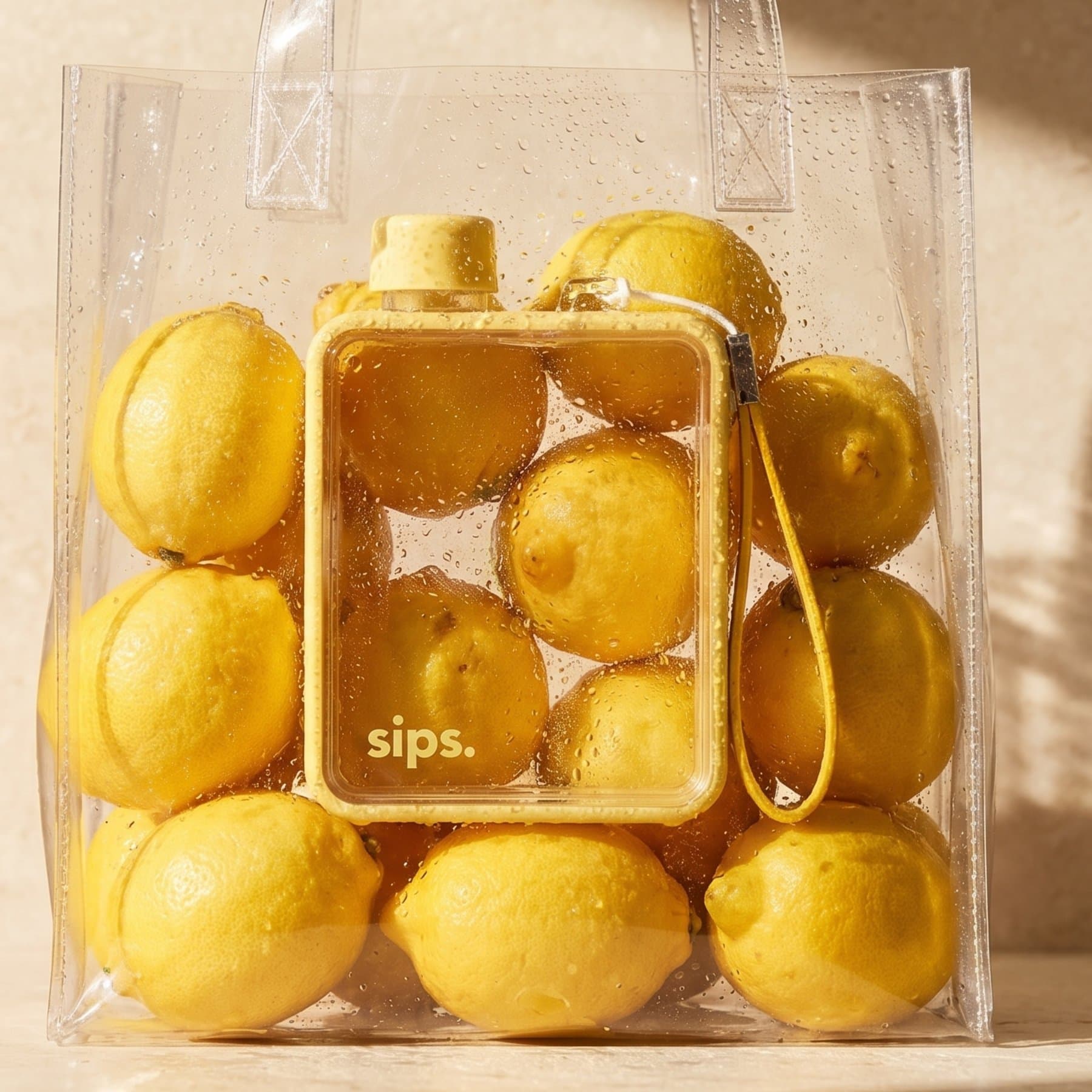 Lemons in the clear Sips bag, the Amazon lead image
