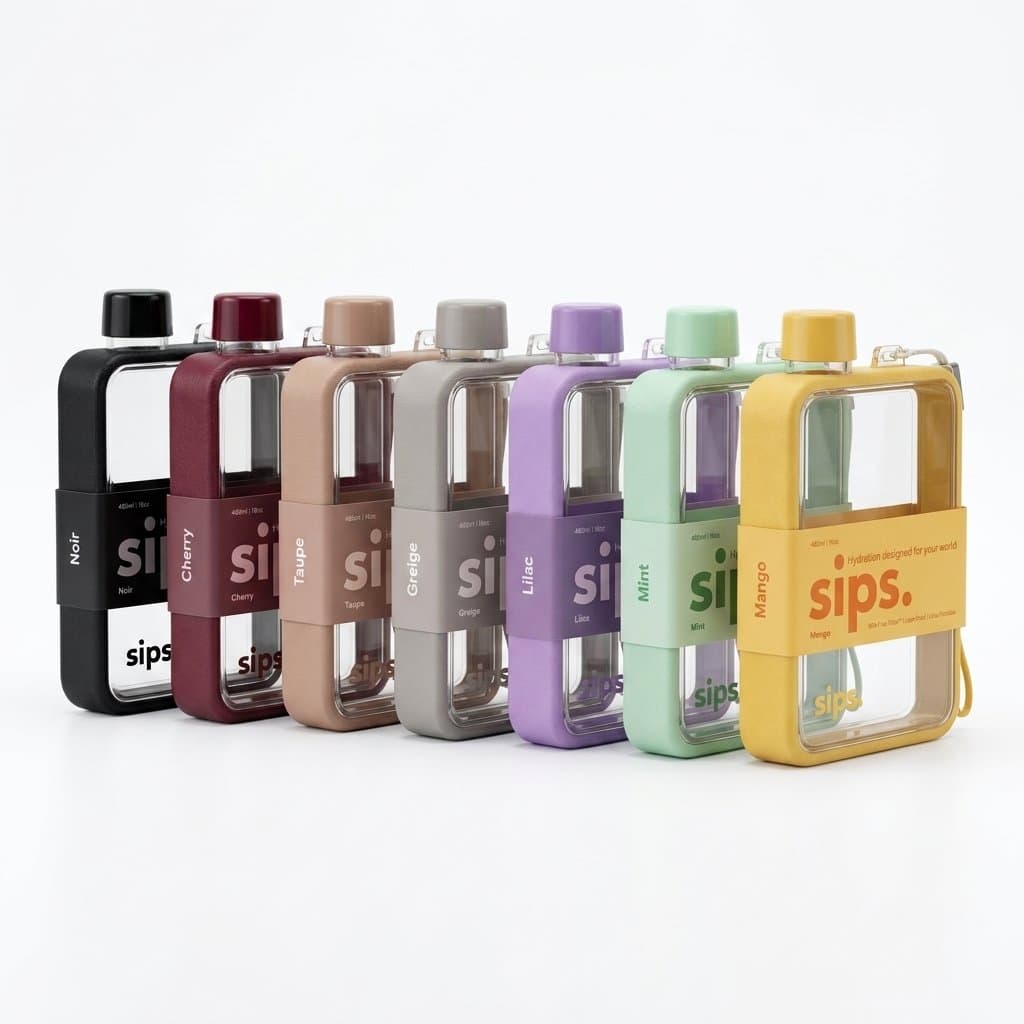 The colourways in a line
