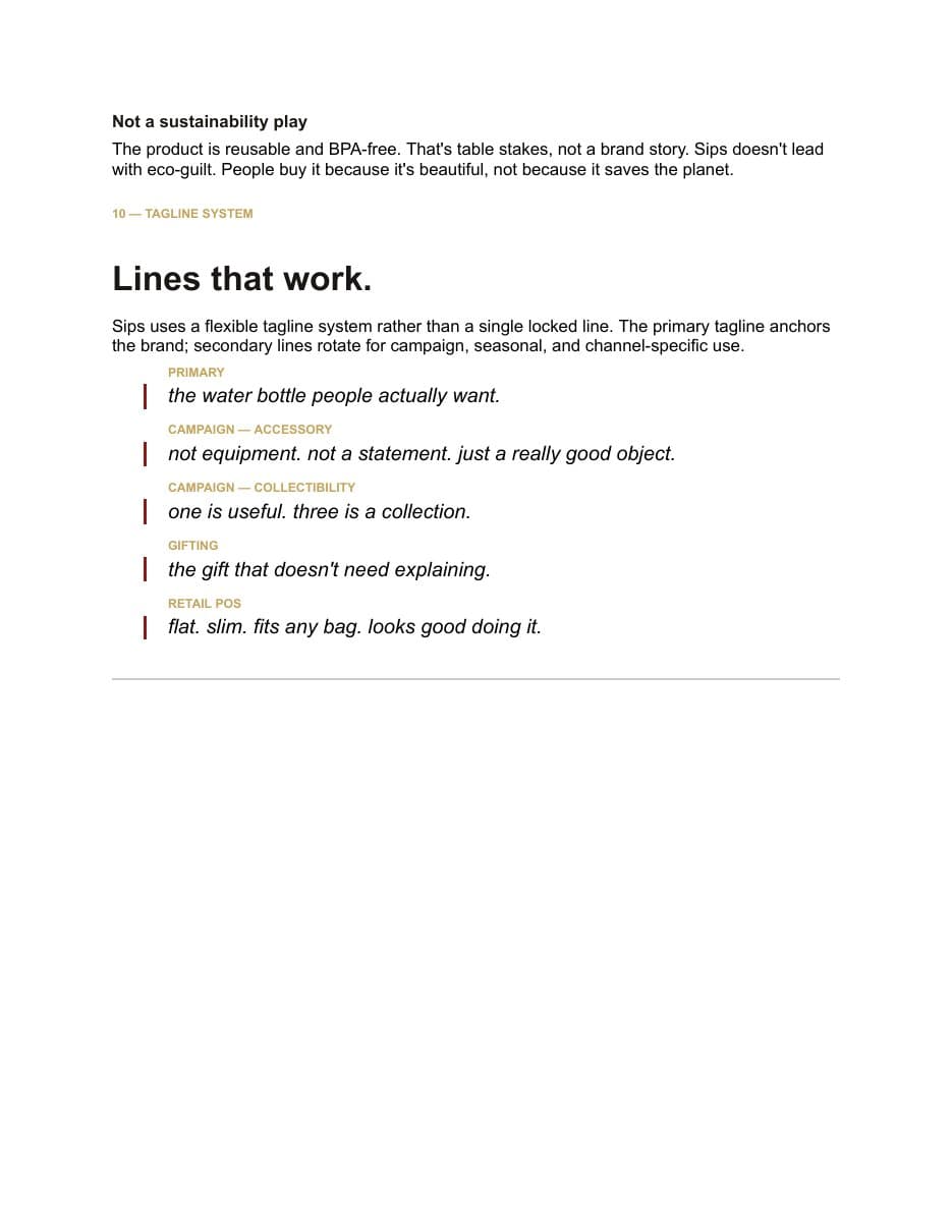 The brand playbook, page 7